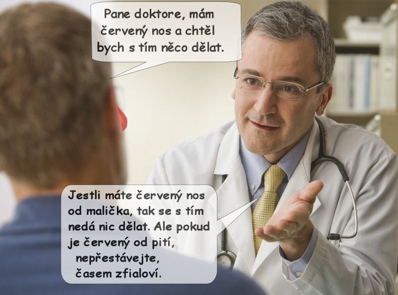 1145 červený nos